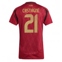 Maglia Calcio Belgio Timothy Castagne #21 Prima Divisa Donna Europei 2024 Manica Corta